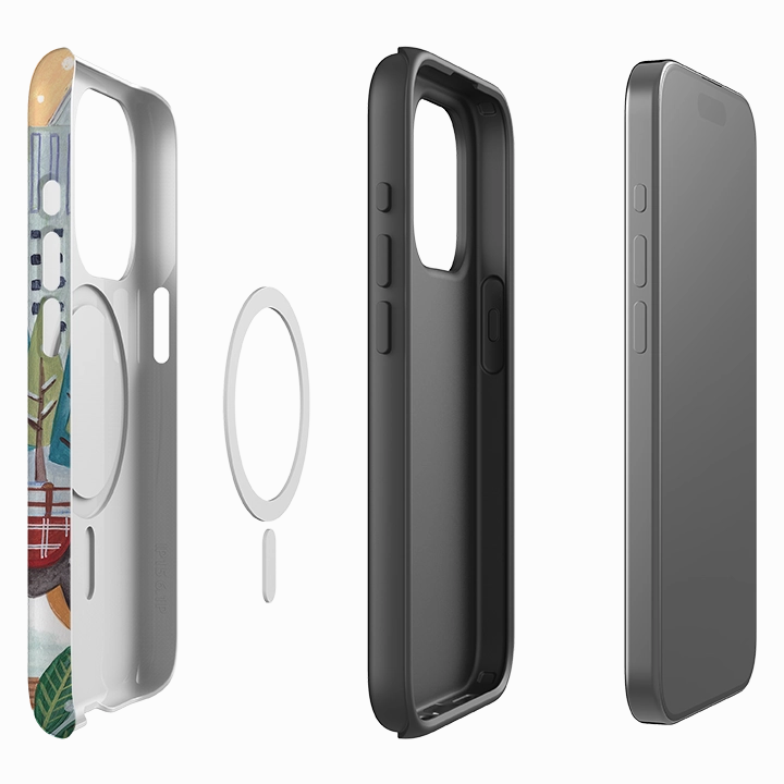 Luxury Appeal iPhone MagSafe Tough Case - Christmas Dogs By Caroline Bonne Muller