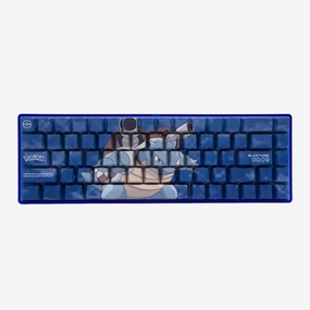 Pokmon   HG Basecamp 65HE Keyboard - Blastoise Reactive RGB Setup Brass Weighting Build Kit