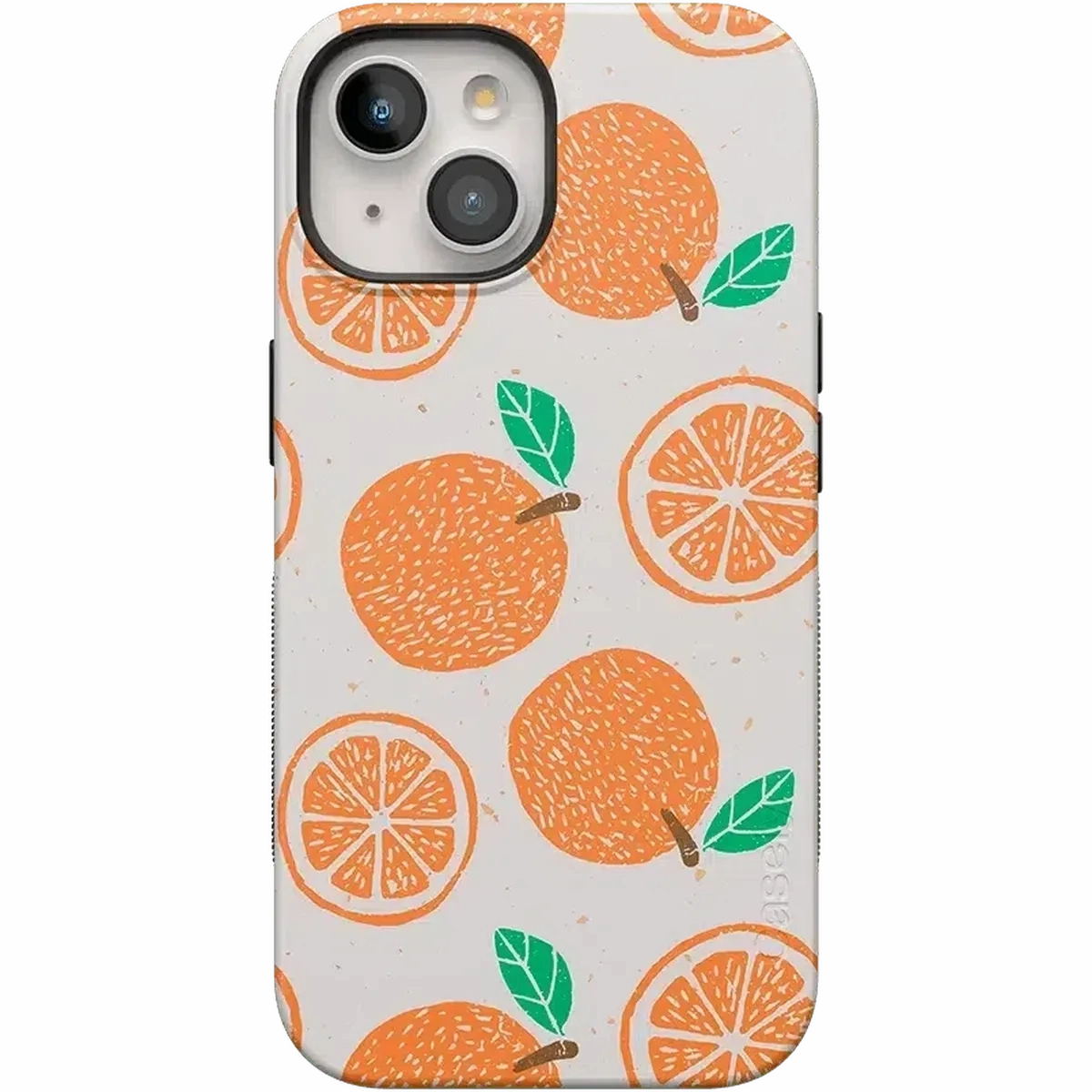 Main Squeeze | Orange Stamped Case Comfort Shield Texture