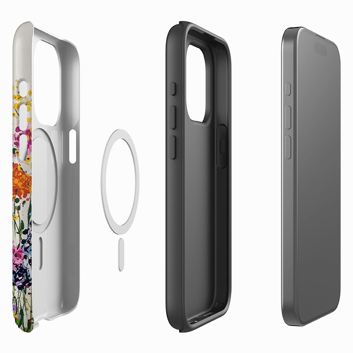 Trendy Look Stylish frame iPhone MagSafe Tough Case - Fresh Breeze By Linda Calvert Jacobson