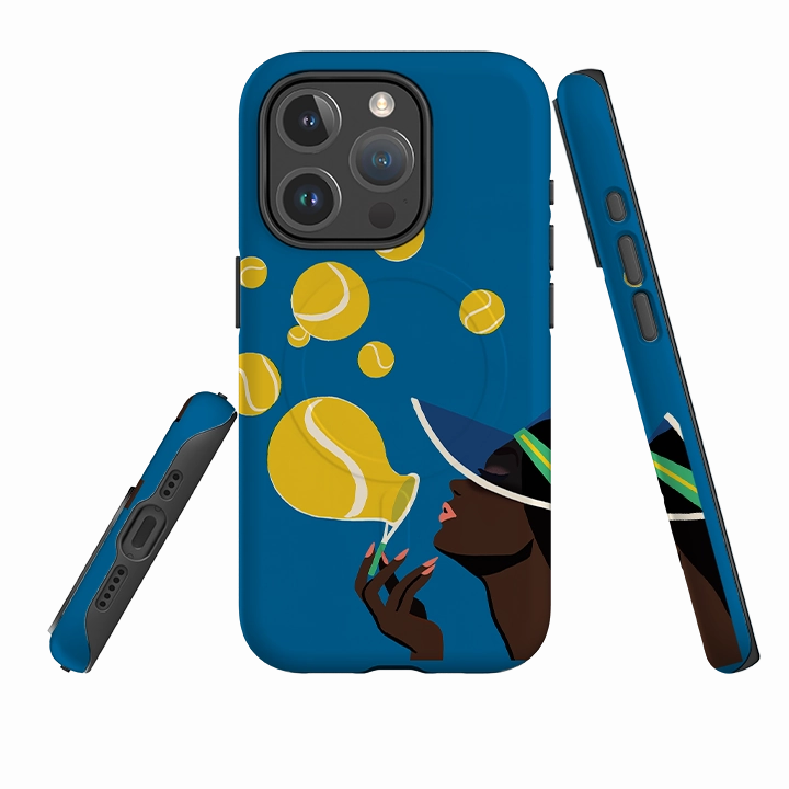 iPhone MagSafe Tough Case -  Court Bubbles By Paul Thurlby Creative Design
