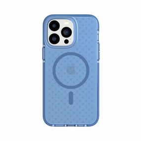 Refined Pattern EvoCheck - Apple iPhone 14 Pro Max Case MagSafe Compatible - Tranquil Blue