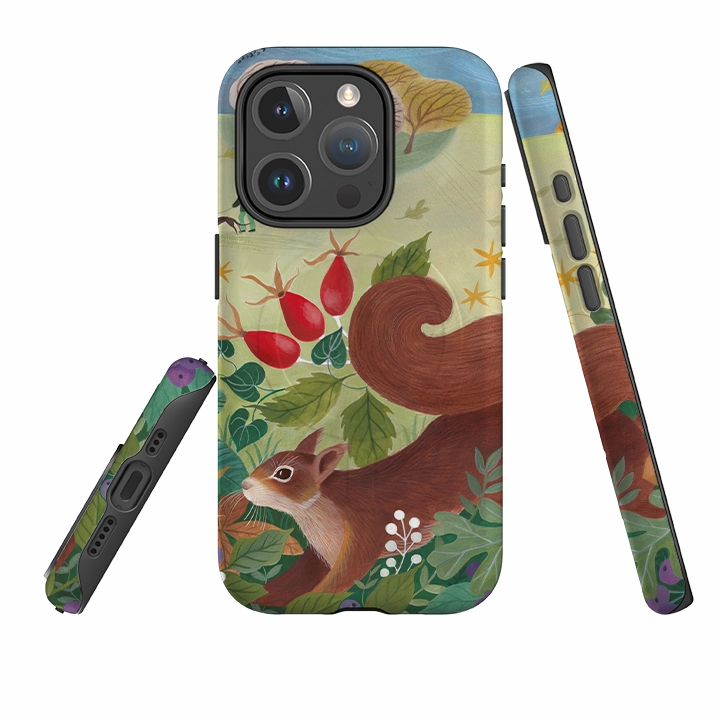 iPhone MagSafe Tough Case - Autumn Squirrel By Bex Parkin Flexible Protection