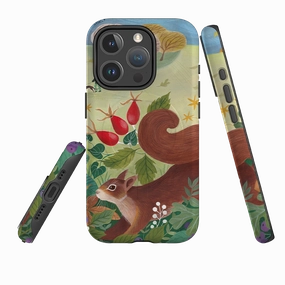 iPhone MagSafe Tough Case - Autumn Squirrel By Bex Parkin Flexible Protection