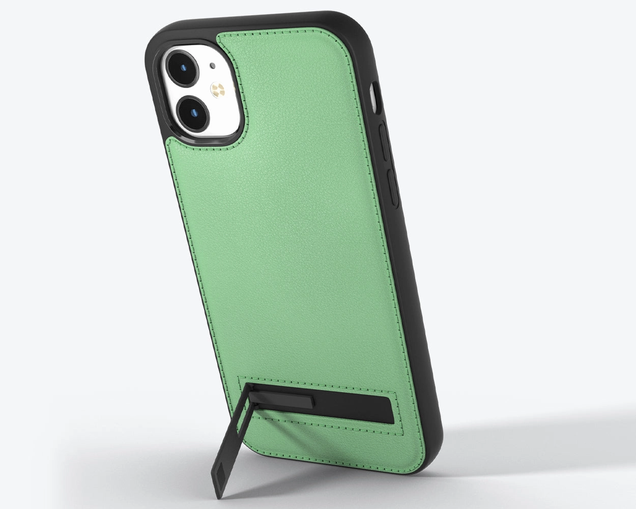 Hybrid Material Build Apple iPhone 12 - Metro Leather Phone Case
