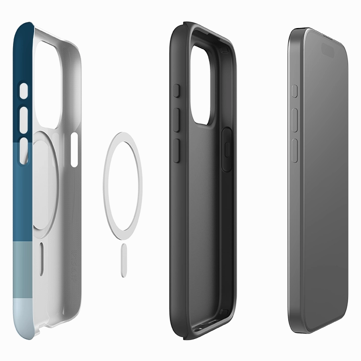 iPhone MagSafe Tough Case -  Madrid Chroma Vivid Surface