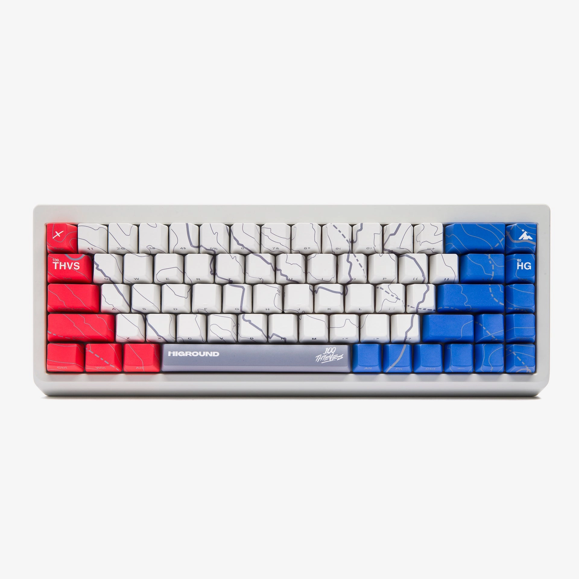 100T x HG Summit 65 Keyboard - Cartograph Mechanical Touch Keys