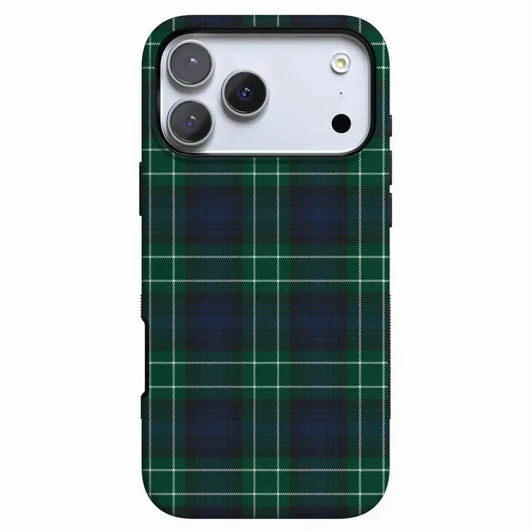 Clear Back Hybrid Material Spruce | Kitty and Vibe Holiday Case