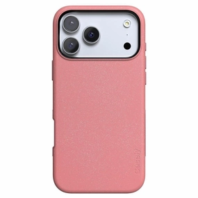 Stylish Texture Starfish Wishes | Coral Pink Shimmer Case