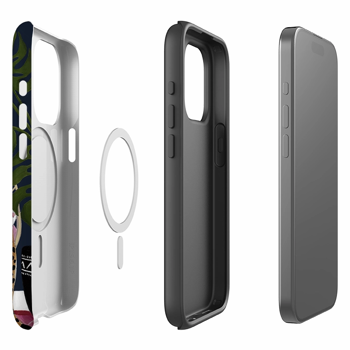 iPhone MagSafe Tough Case - Boho Leopard By Bex Parkin Soft Feelings