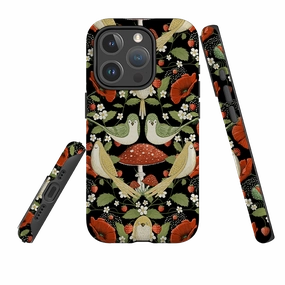 iPhone MagSafe Tough Case - Red Poppies By Maja Lindberg Modern Edge Layer