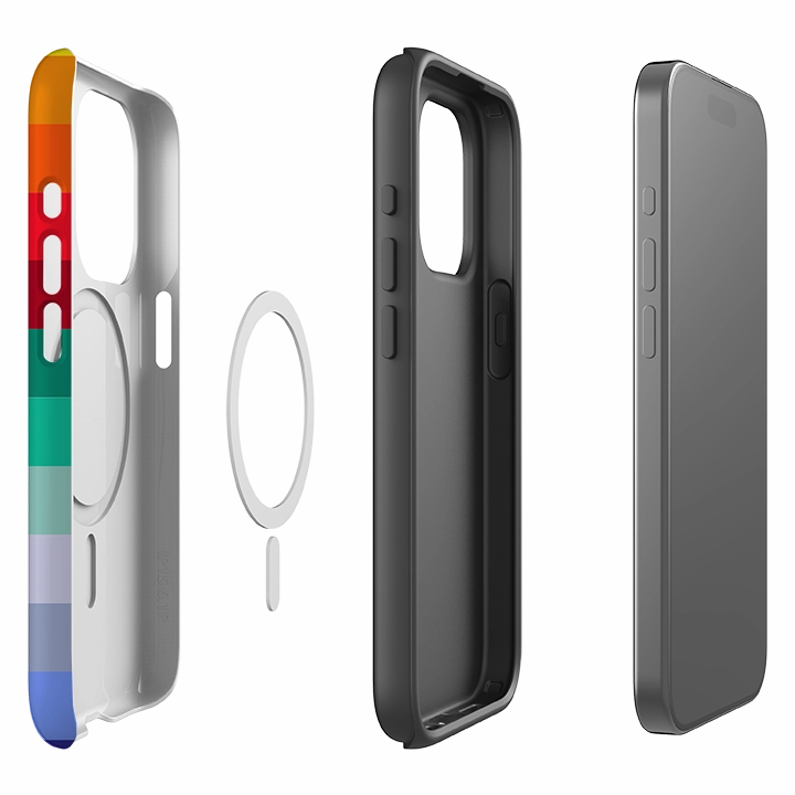 Clear Surface Vivid Surface iPhone MagSafe Tough Case - Honey Horizon By Kitty Joseph