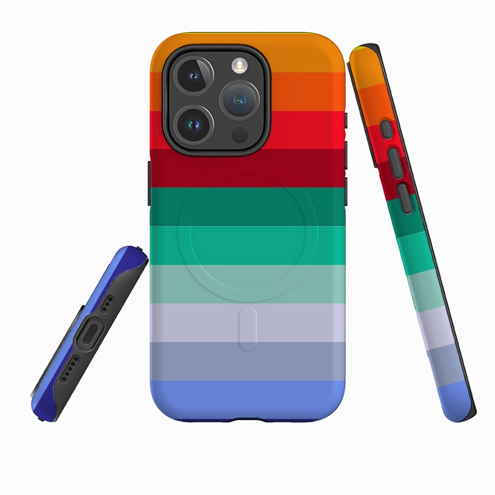 iPhone MagSafe Tough Case - Honey Horizon By Kitty Joseph Comfort Layer Texture