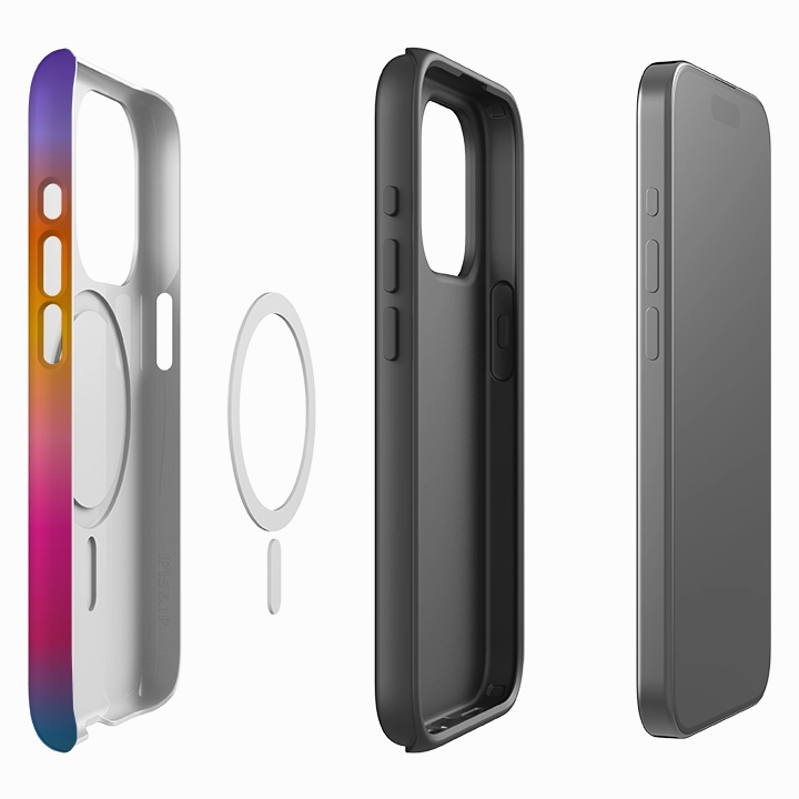 iPhone MagSafe Tough Case - Aura Sky By Kitty Joseph Matte Pattern Modern Detail