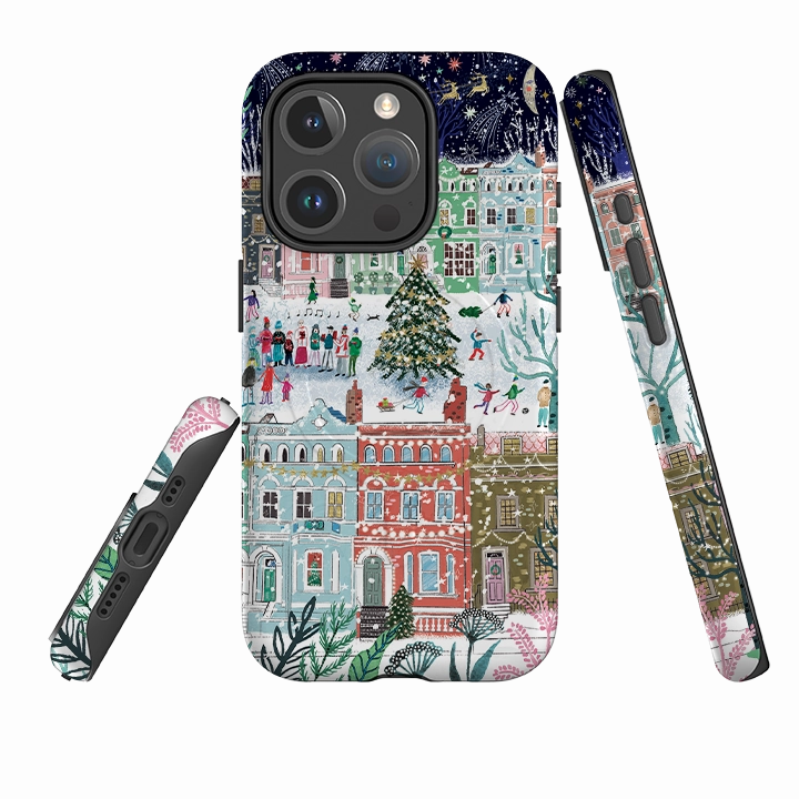 Protective cover iPhone MagSafe Tough Case - Winter In Notting Hill By Emma Frances Grant
