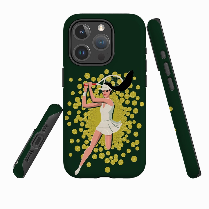 iPhone MagSafe Tough Case -  Tennis Burst By Paul Thurlby Modern Build Bold Look