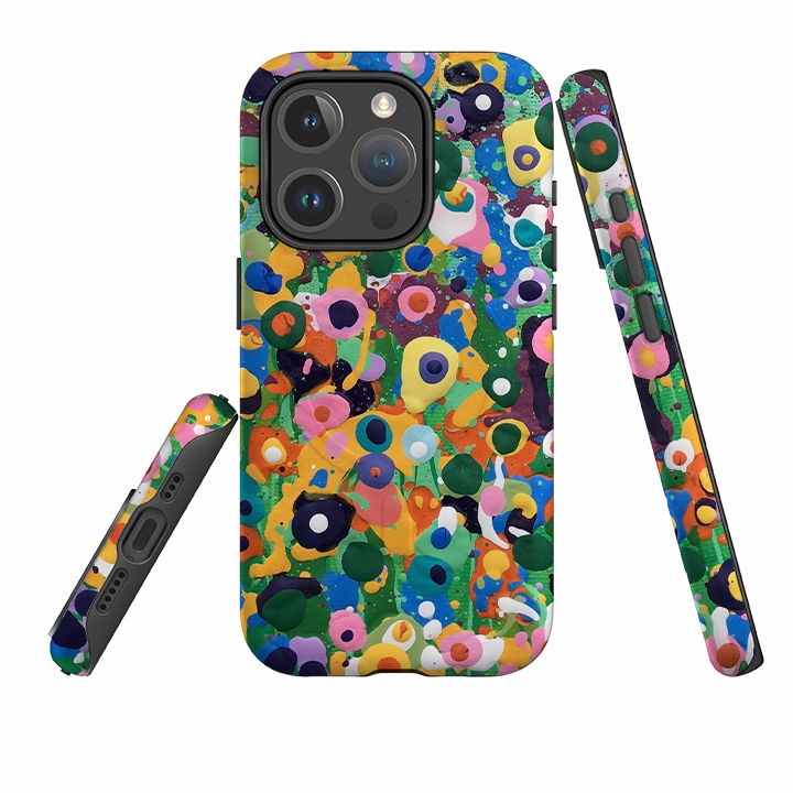 Compact Feel Soft Shield iPhone MagSafe Tough Case - Kisses By Linda Calvert Jacobson