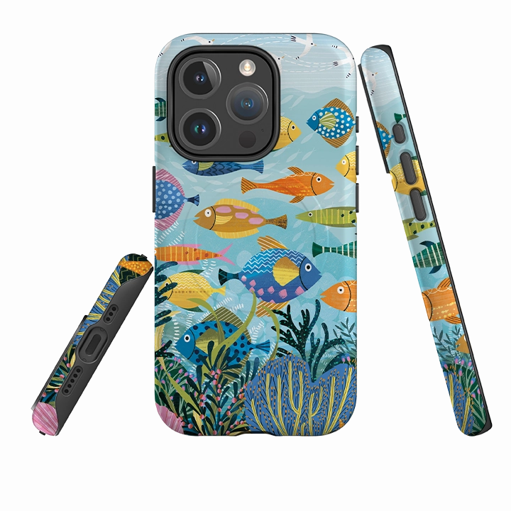 Affordable option Color Finish iPhone MagSafe Tough Case - Beneath The Waves I By Ali Brookes