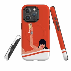 iPhone MagSafe Tough Case -  Champagne By Paul Thurlby Comfort Edge Layer