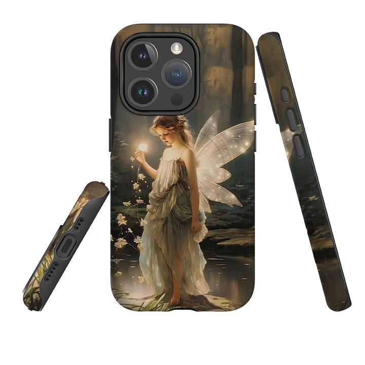 Protective Frame iPhone MagSafe Tough Case - Fairy Lights