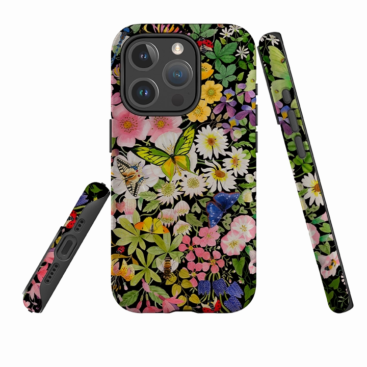 Soft Edge Detail iPhone MagSafe Tough Case -  Wild Flowers By Bex Parkin