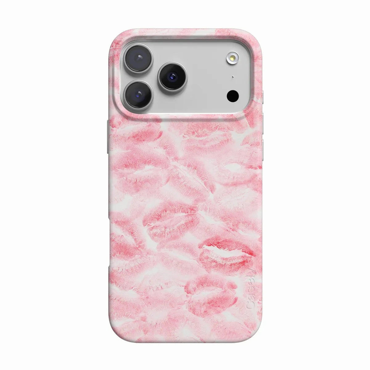 Compact Fit Sealed with a Kiss | Pink Lipstick Case