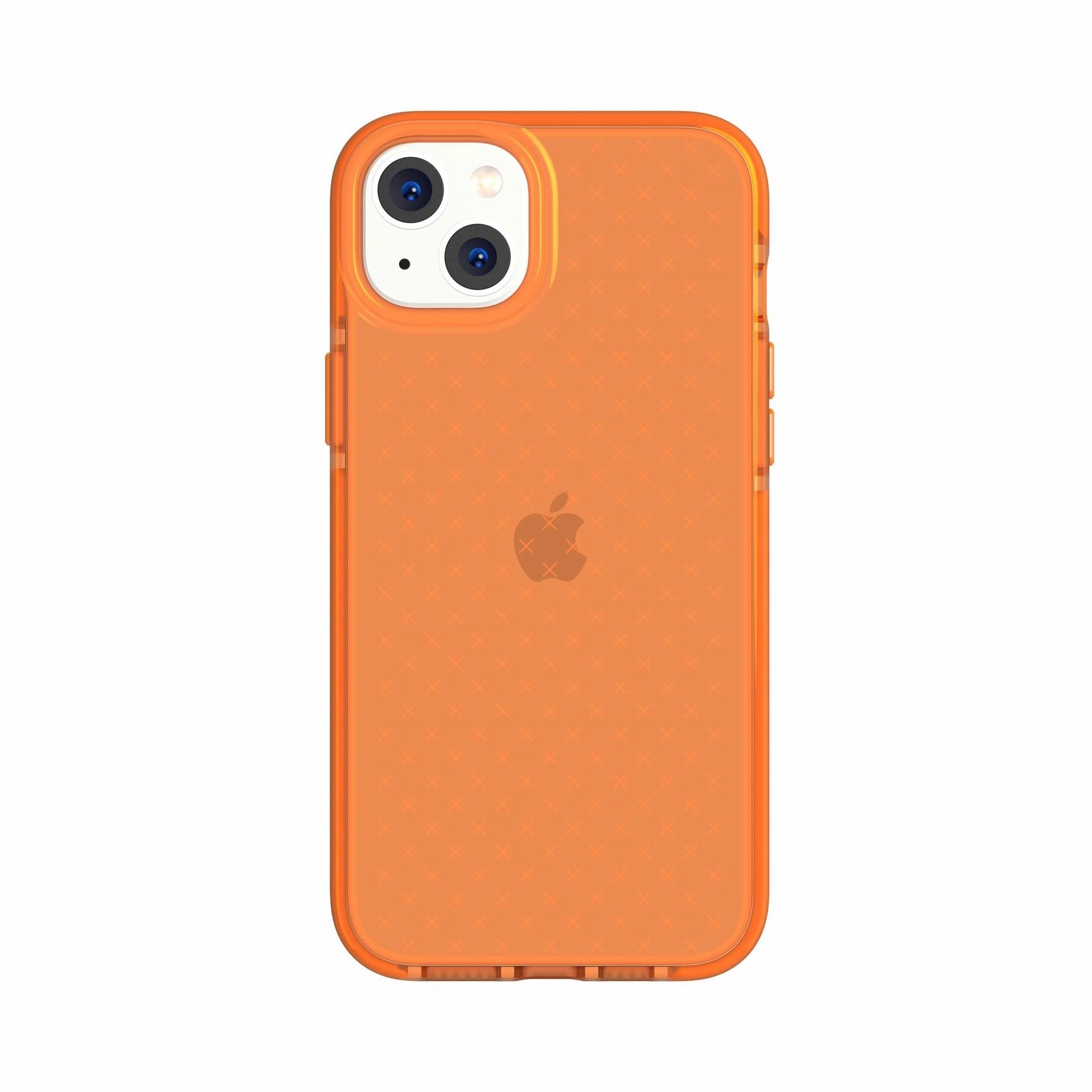 EvoCheck - Apple iPhone 14 Plus Case - Fizzy Orange Protective Pattern Texture