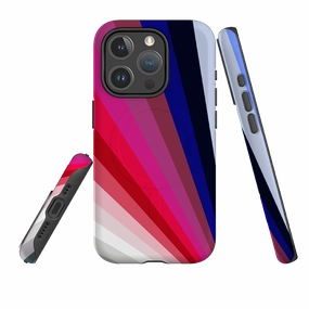 metal frame iPhone MagSafe Tough Case - Spectrum Fan 2 By Kitty Joseph