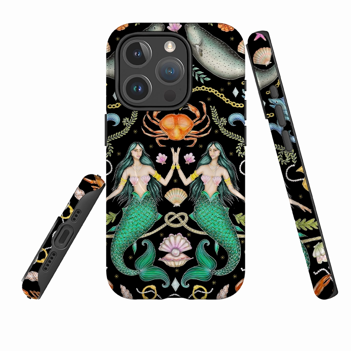 Modern Texture Build iPhone MagSafe Tough Case - Triton's Treasure By Catherine Rowe