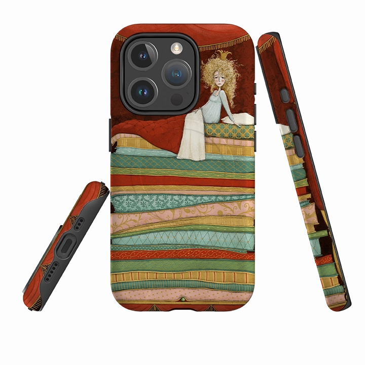 Luxury Texture Finish iPhone MagSafe Tough Case - Princess And The Pea By Maja Lindberg