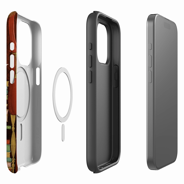 Slim Texture iPhone MagSafe Tough Case - Princess And The Pea By Maja Lindberg