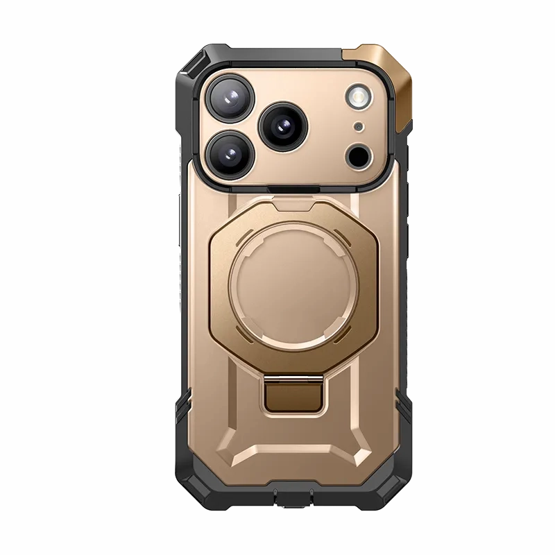 Smooth Feel UB GRIP Series iPhone 17 Pro MagSafe Camera Control Button Phone Case - Desert