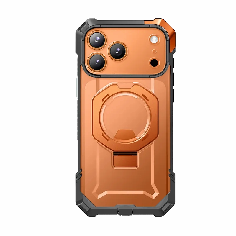 UB GRIP Series iPhone 17 Pro Max MagSafe Camera Control Button Phone Case - Coral Protective Pattern