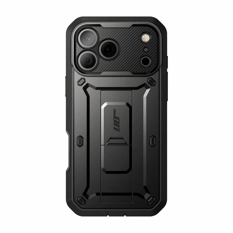 UB PRO Series iPhone 17 Pro Max Camera Control Button Phone Case - Black Frosted Finish