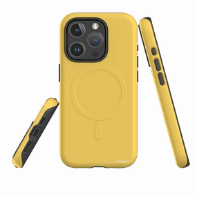 Clear Protection Flexible Fit iPhone MagSafe Tough Case -  Houston Yellow