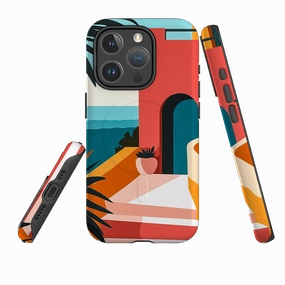iPhone MagSafe Tough Case - Casablanca Strong Corners Polished Surface Texture