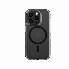 Premium Detail Finish EvoCrystal - Apple iPhone 15 Pro Case MagSafe Compatible - Black Titanium