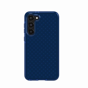 EvoCheck - Samsung Galaxy S23  Case - Midnight Blue Clear Edge Comfort Edge Layer