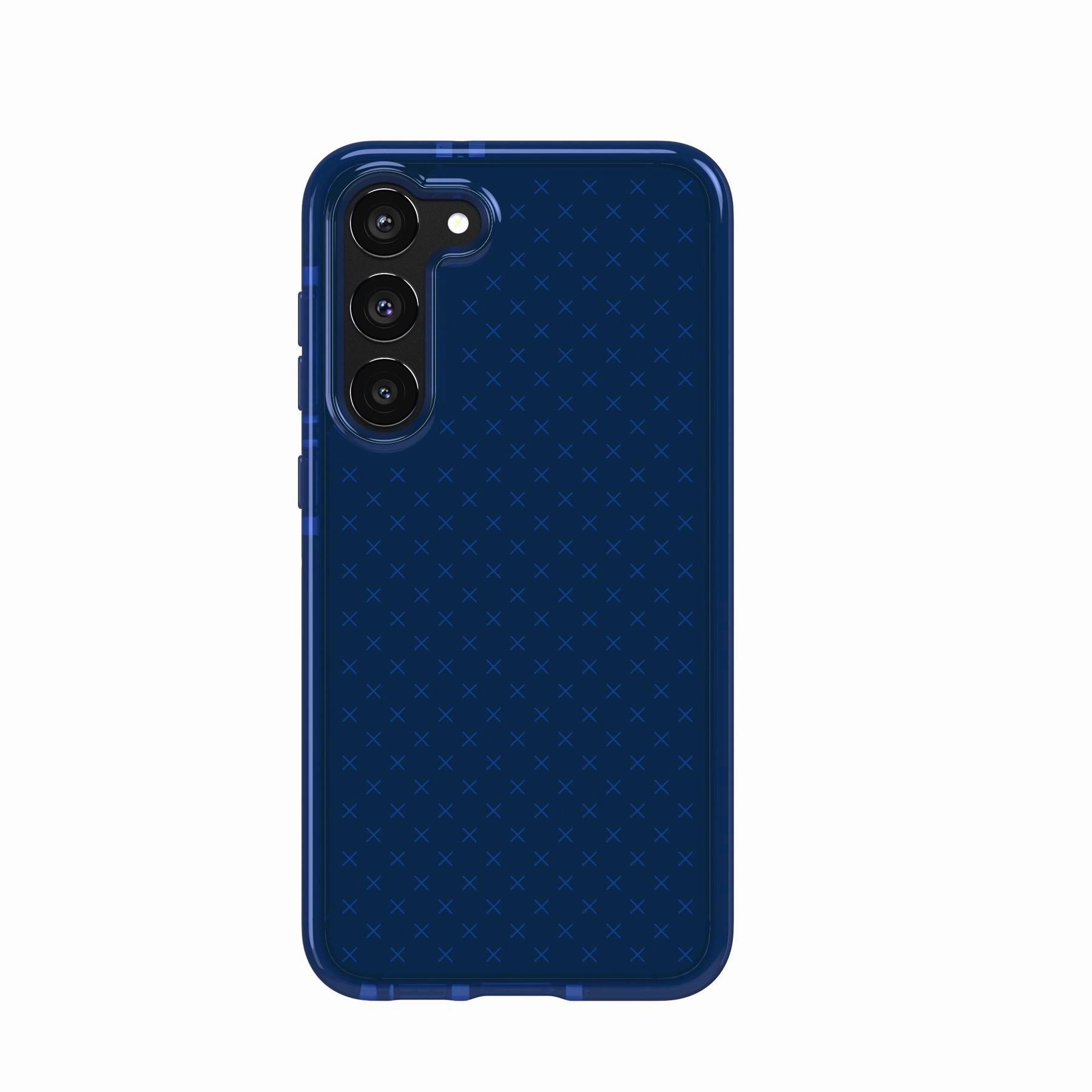 EvoCheck - Samsung Galaxy S23  Case - Midnight Blue Clear Edge Comfort Edge Layer