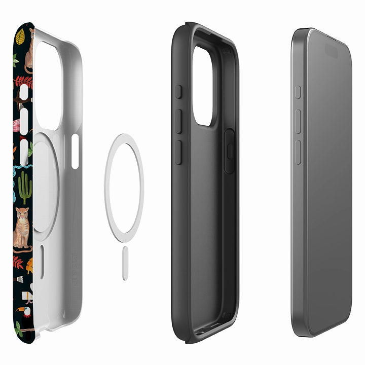 Matte Look Design iPhone MagSafe Tough Case - Peru By Bex Parkin