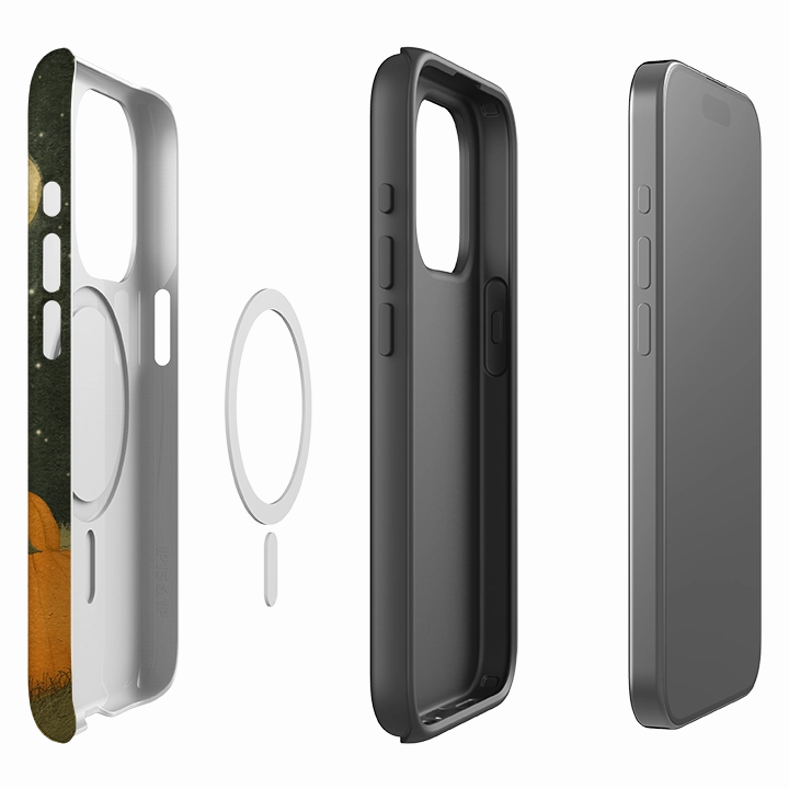 High End Look Refined Form iPhone MagSafe Tough Case - Pumpkin Witch By Maja Lindberg
