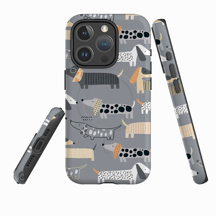 iPhone MagSafe Tough Case -  Sausage Dog III Slim Profile