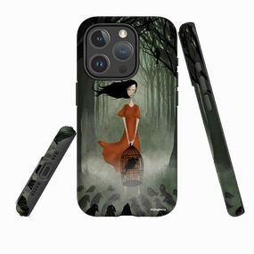 iPhone MagSafe Tough Case - The Raven Girl By Maja Lindberg Urban Design