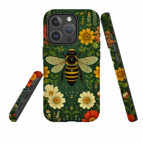 iPhone MagSafe Tough Case - Summer Bee Durable Layer Fashion Touch