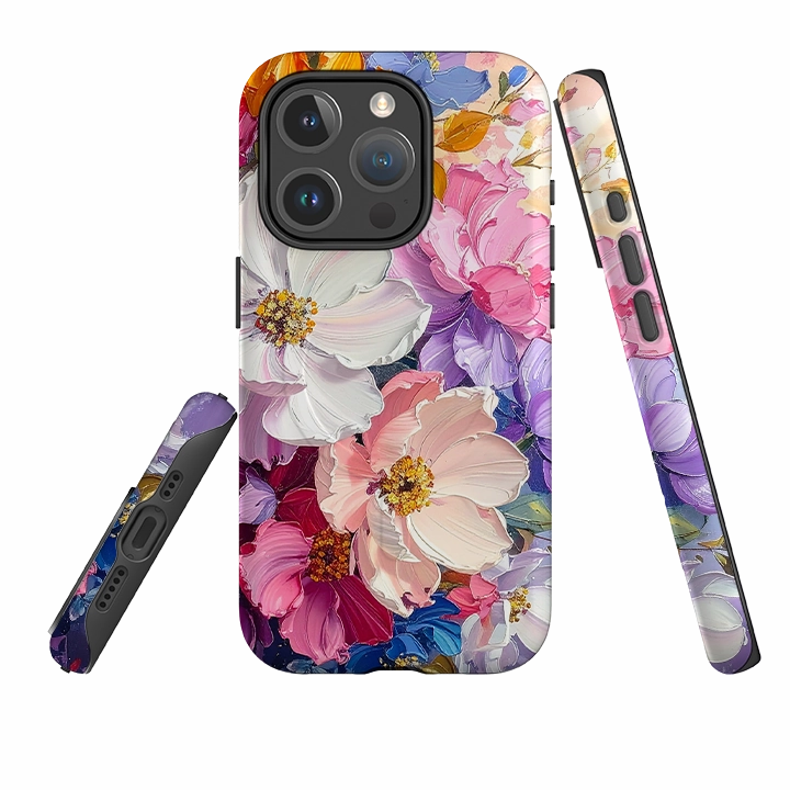 Daily Style Compact Style iPhone MagSafe Tough Case - Summer Floral Saffron