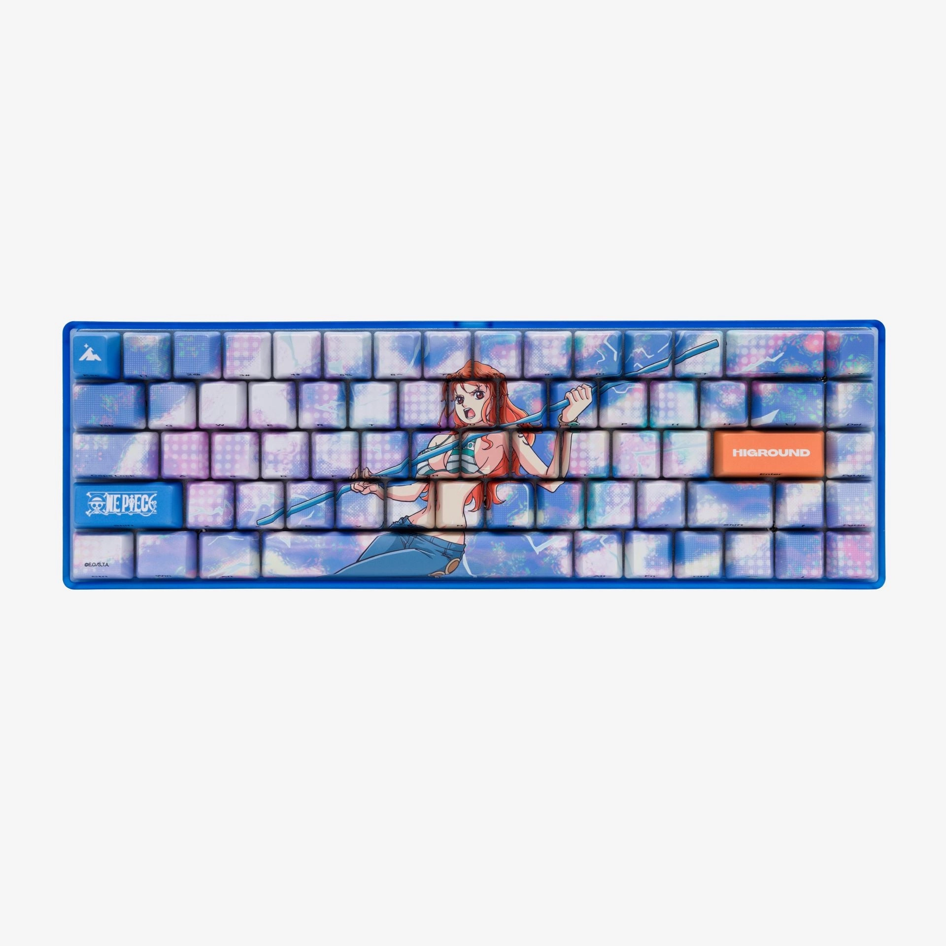 One Piece x HG Basecamp 65 Keyboard - Nami MOBA Ready Setup