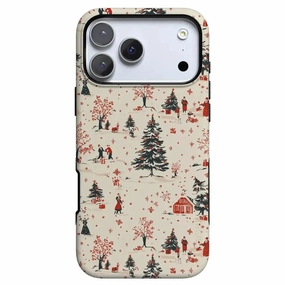 Winter Nostalgia | Vintage Holiday Case Simple Finish Soft Edge