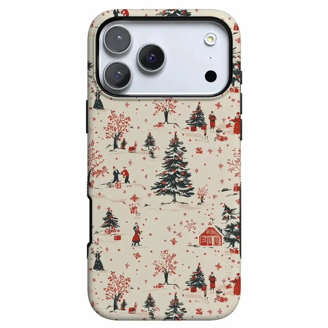 Winter Nostalgia | Vintage Holiday Case Simple Finish Soft Edge