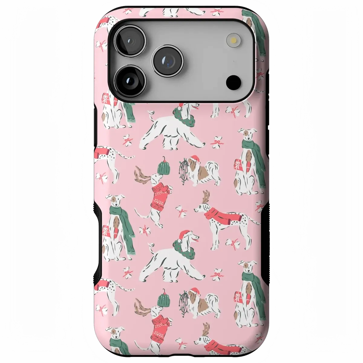 Slim Texture Winter Woofs | Holiday Dog Case