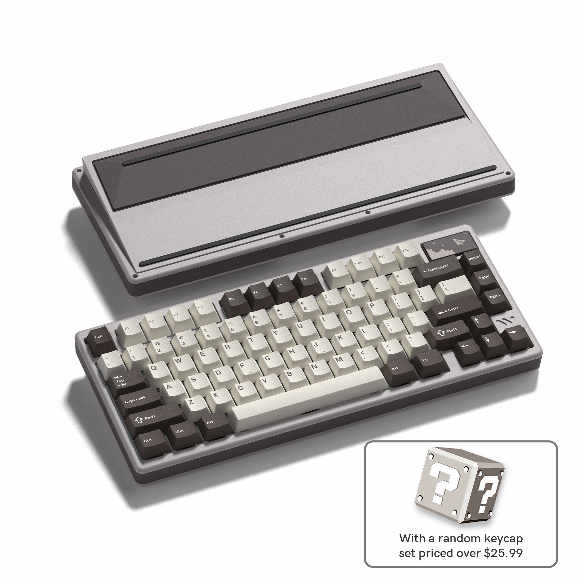 Womier SK71 Pro 75% VIA Support Wireless Aluminum Mechanical Keyboard Professional Typing Mechanical Keyboard Ergonomic Setup